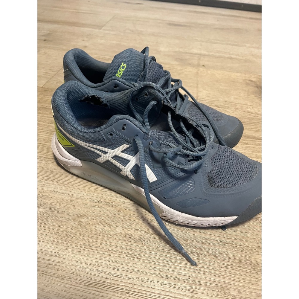 Asics Gel-Challenger 13 Mens Tennis Shoes‎ Blue Lime Green 1041A222 Size 9